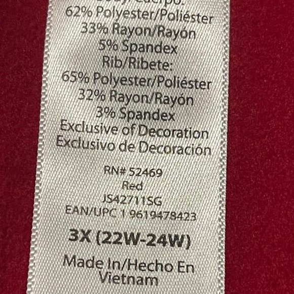 ~ JOYSPUN 3X LADIES WOMEN'S TOP / SWEATSHIRT ~ LOUNGEWEAR SOFT COMFY 22W - 24W - Picture 11 of 12